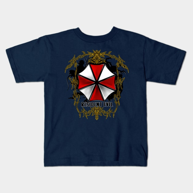 resident evil Kids T-Shirt by AndreyG